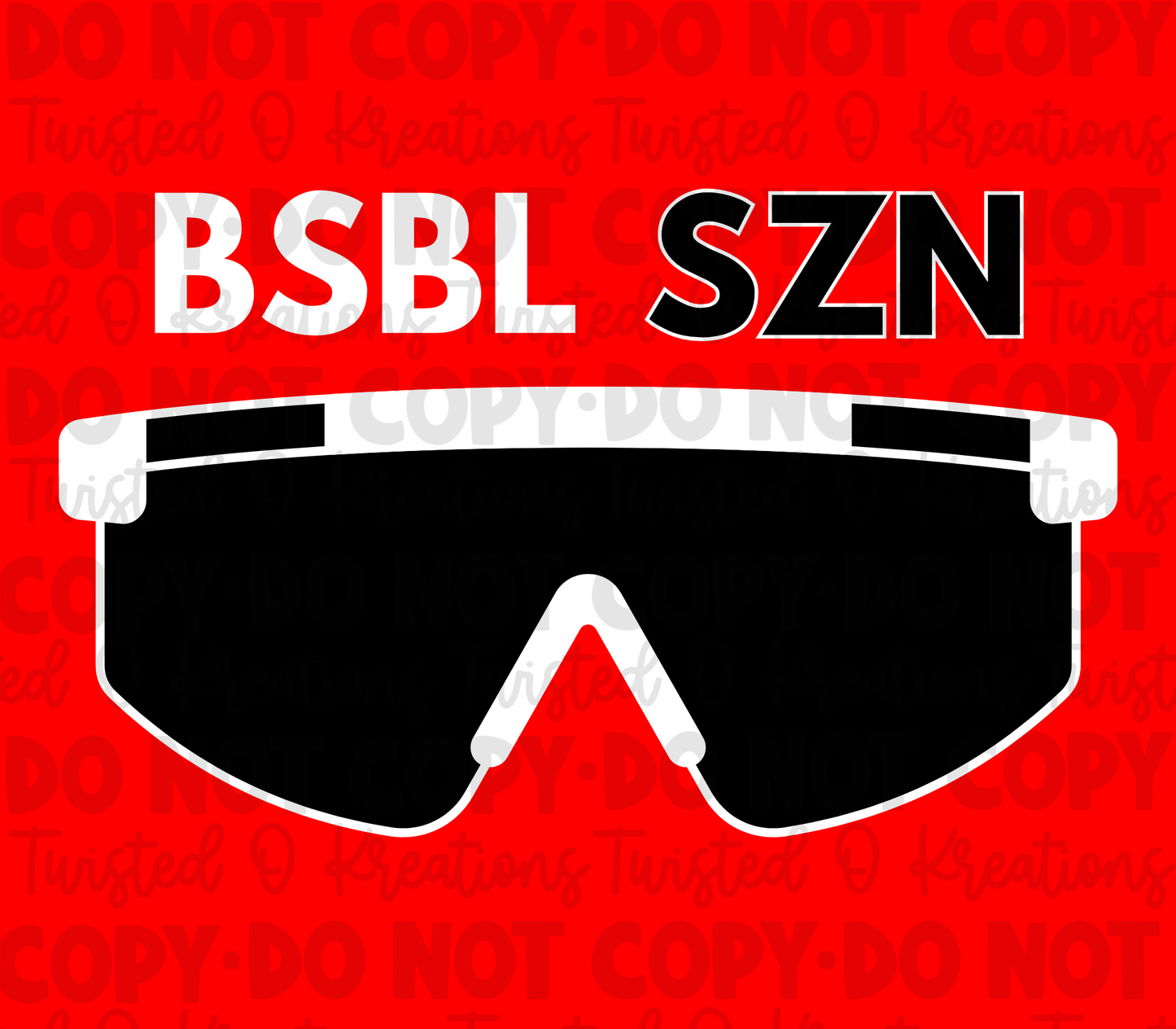 Bsbl Szn black and white