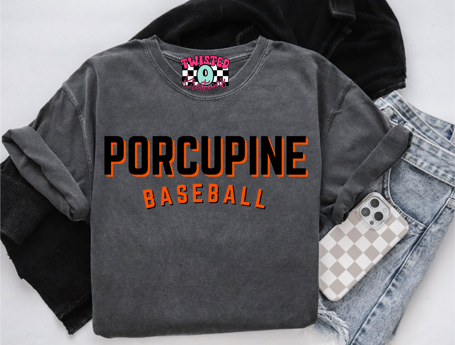 Curved Porcupine Baseball