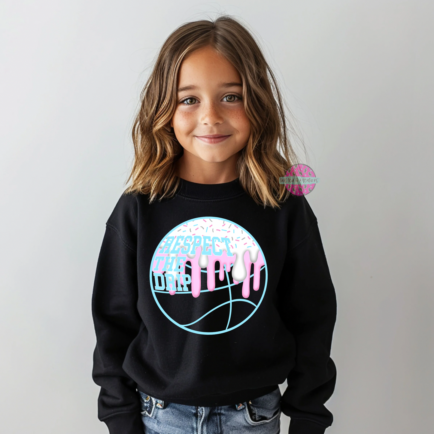 Pink Respect the Drip Basketball