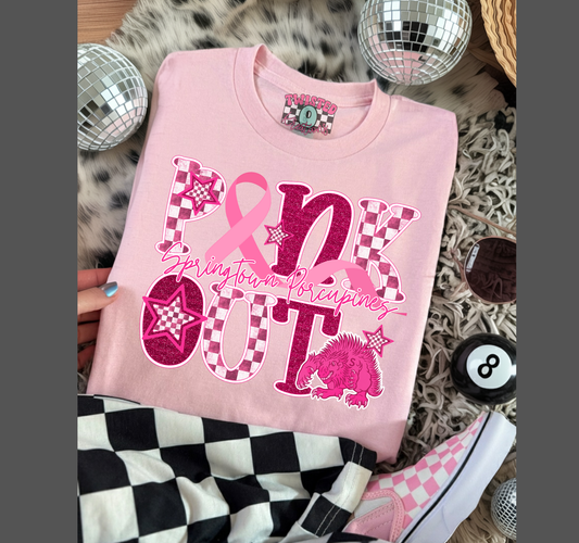 PINK OUT Springtown Porcupines