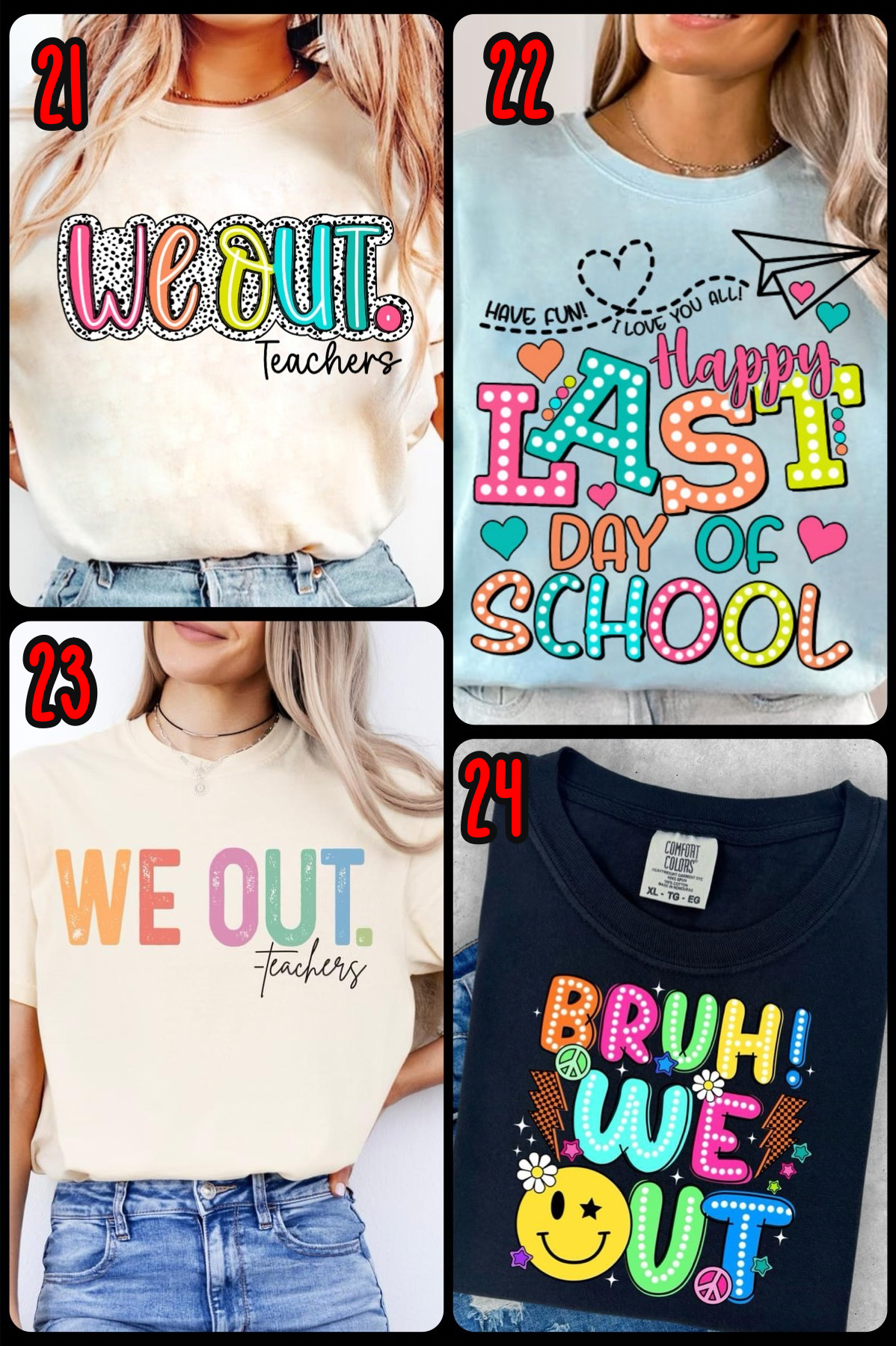 Last Day of School Tees