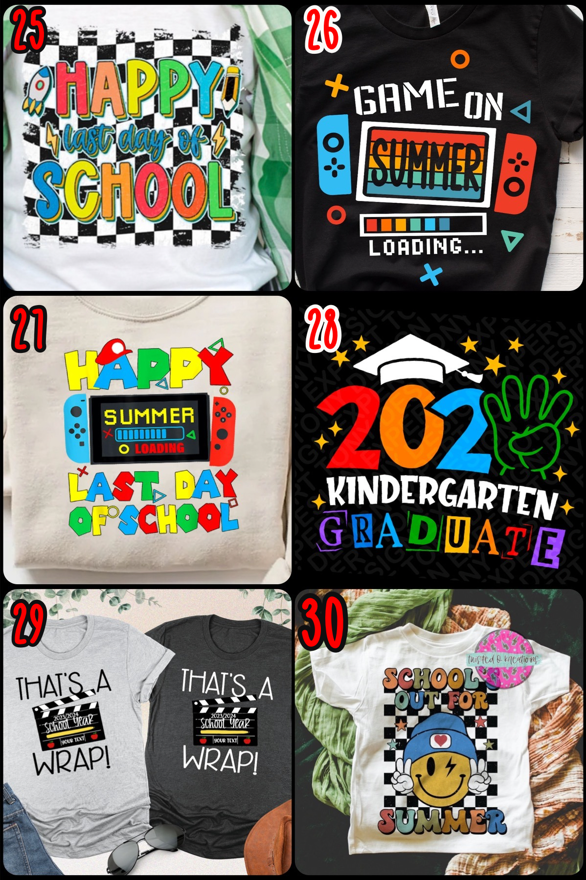 Last Day of School Tees