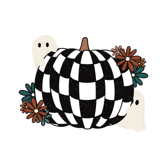 6 CHECKERED PUMPKIN