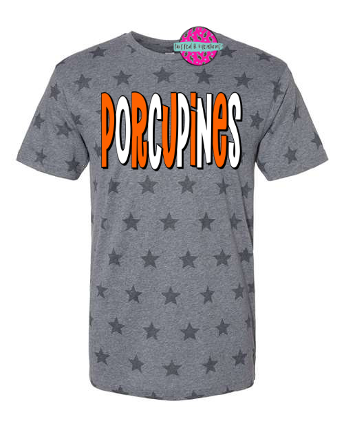 Porcupines Star Tee