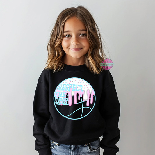 Pink Respect the Drip Basketball