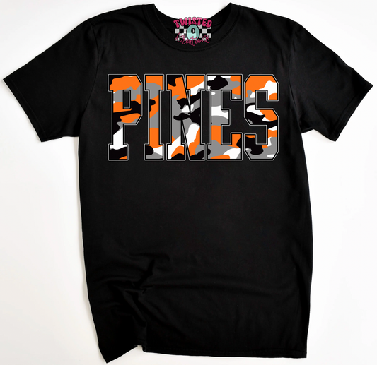 Camo Pines - Orange