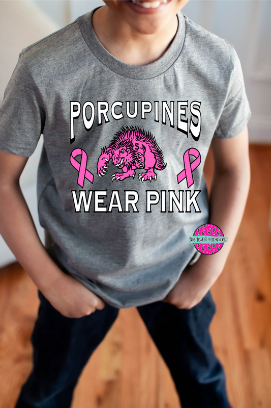 PORCUPINES WEAR PINK