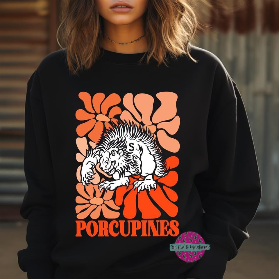 Porcupine Boho Floral